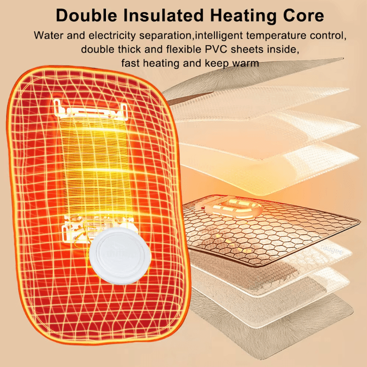 Rechargeable Electric Hot Water Bag – Soft Portable Hand Warmer Heater for Winter Comfort