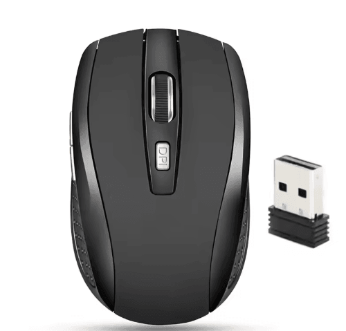 Silent Wireless Mouse – 2.4G Portable Optical Mouse with Adjustable DPI