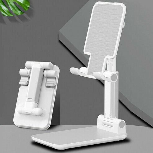 Portable Adjustable Cell Phone and Tablet Stand Holder Mount for Mobile, iPhone, iPad, Universal Desk Mount