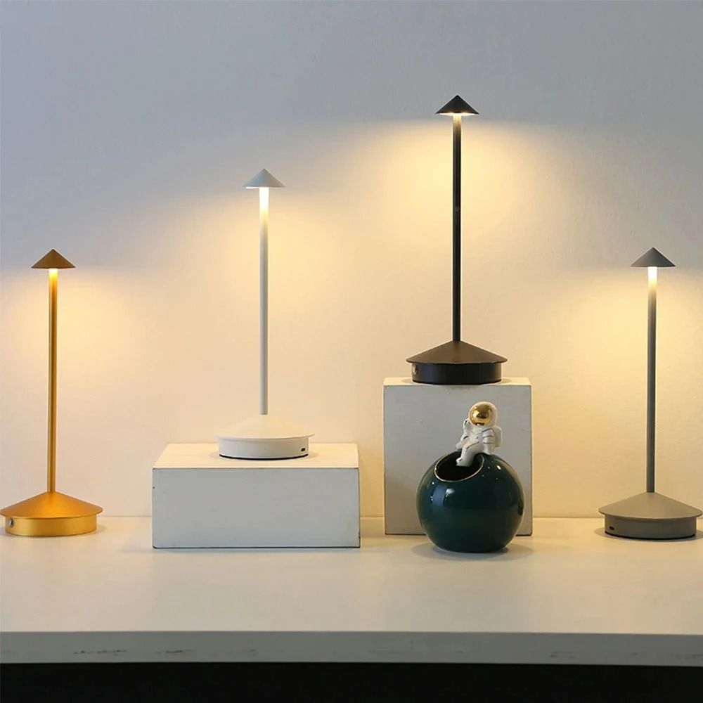 Rechargeable Table LED Lamp Touch Sensor Night Desk Lamp for Restaurant Hotel Bar