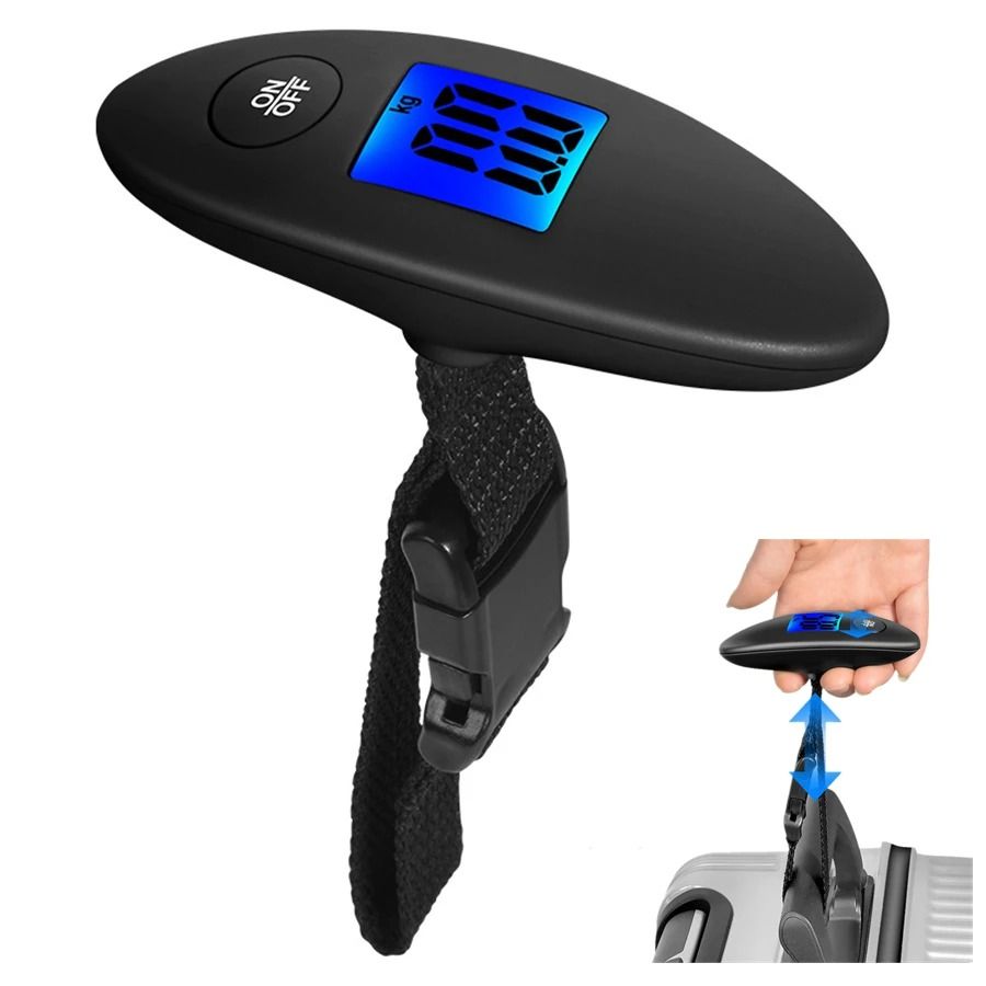 High Precision Portable Luggage Scale 40kg Digital Hanging Travel Baggage Scale