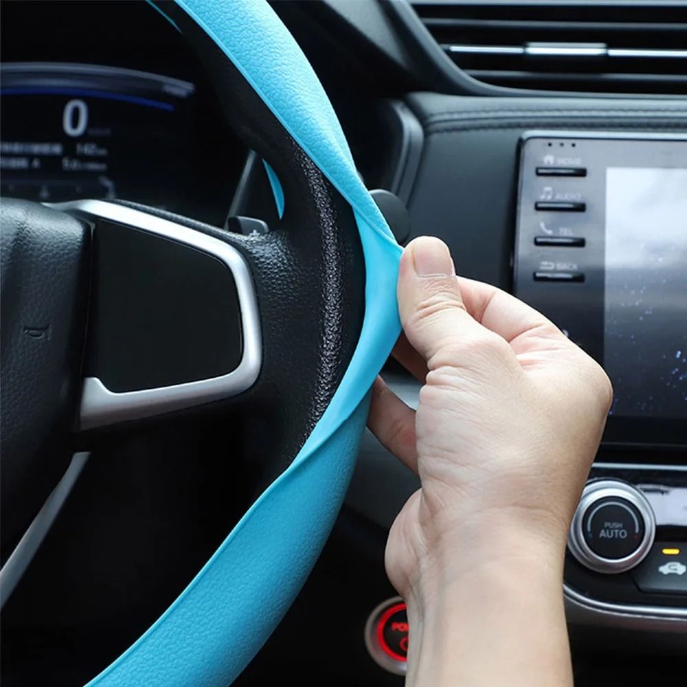 Universal Silicone Steering Wheel Cover Soft Elastic Grip