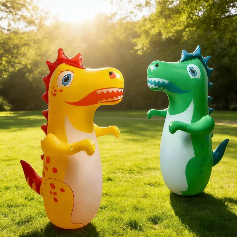 Inflatable Punching Bag for Kids Roly Poly Boxing Toy for Indoor Outdoor Play