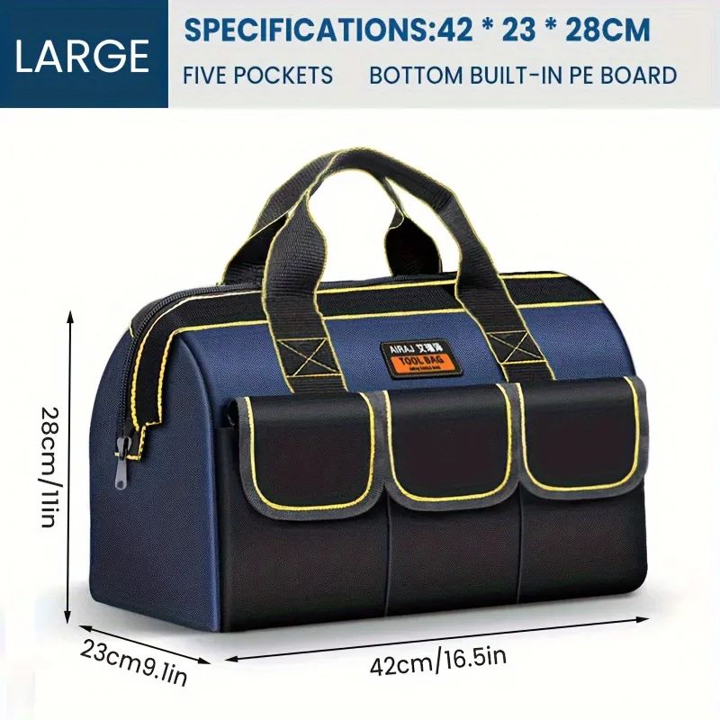 AIRAJ Large Waterproof Multifunctional Tool Bag with High Capacity