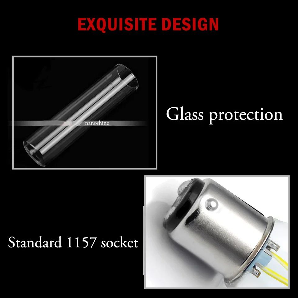 Premium 1157 LED Brake Light Bulb – Super Bright P21/5W BAY15D LED Car Bulbs