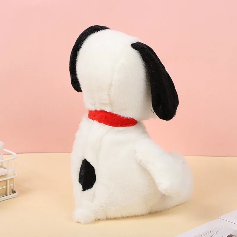 Cute Glowing Breathing Snoopy Plush Toy Baby Sleep Aid Calming Stuffed Animal Bedtime Gift