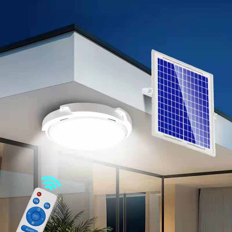 Original Outdoor Solar Light LED IP67 Waterproof with Solar Panels, Indoor Ceiling, Corridor and Courtyard Light