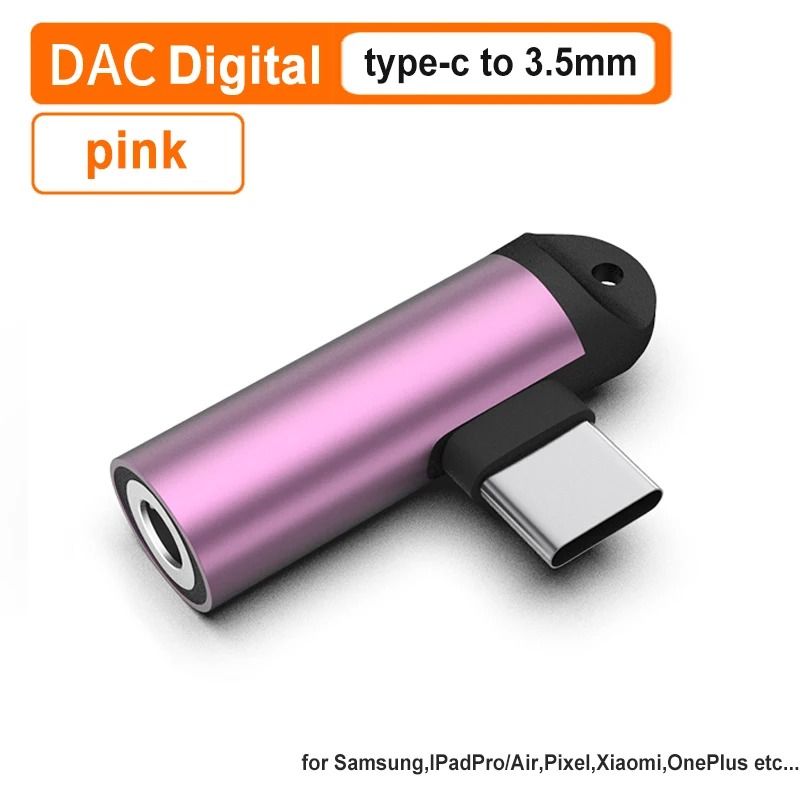 DAC USB C to 3.5mm Audio Adapter Digital Headphone Jack Converter