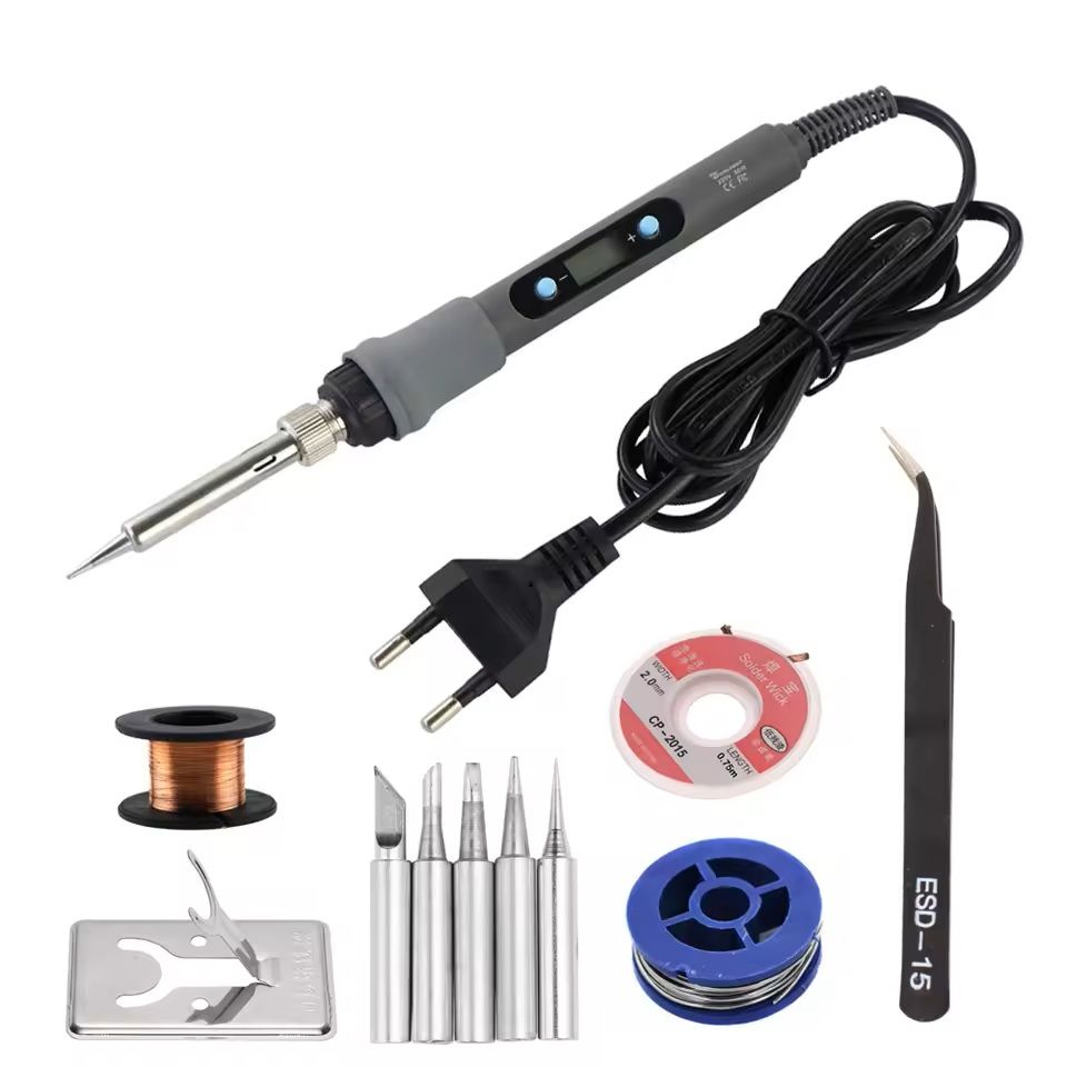 Electric Soldering Iron with Digital Display Adjustable Temperature