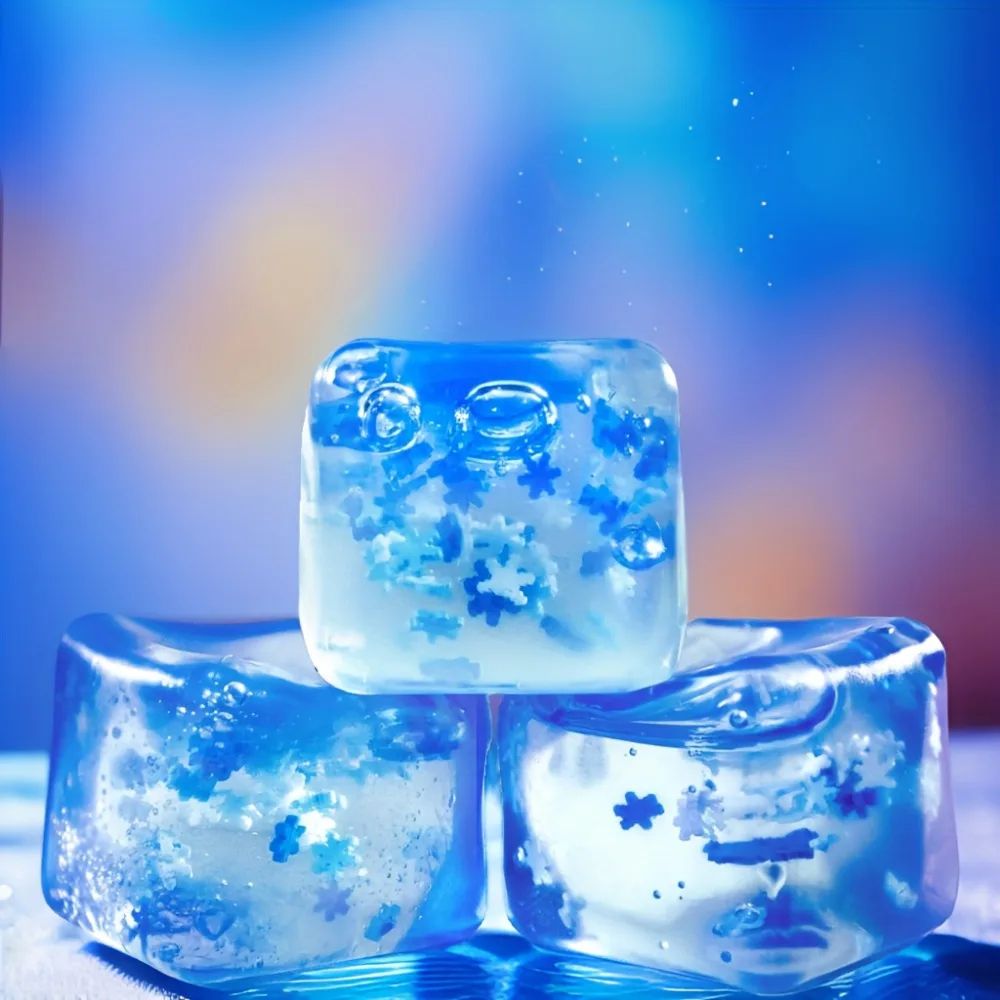 Squishy Ice Cube Stress Ball – Cool Squeeze Anxiety Relief Toy