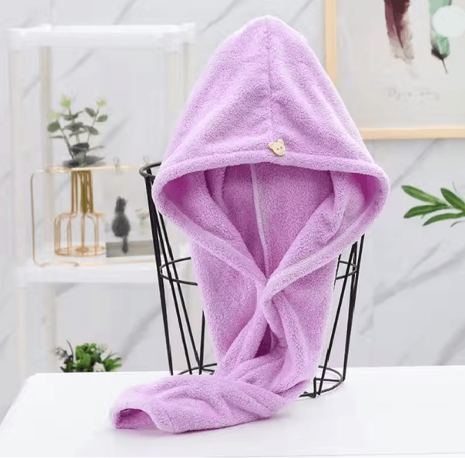 Soft Microfiber Quick Dry Hair Towel Cap