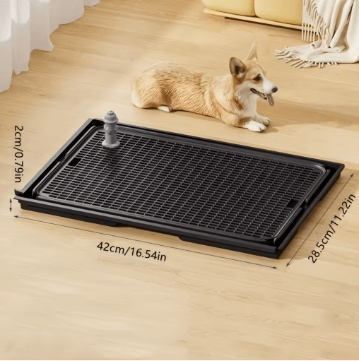 KEMORELA 2 in 1 Dog Potty Tray and Cat Litter Mat Non Slip Waterproof Paw Friendly Design
