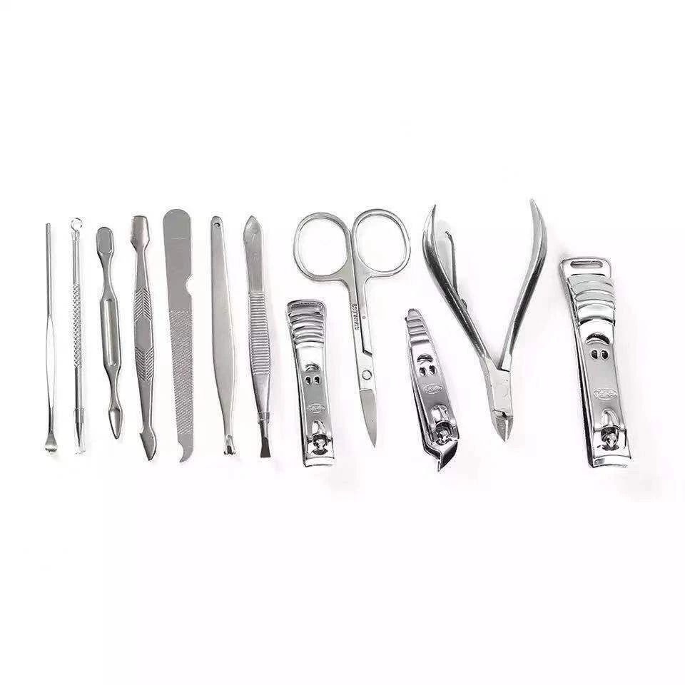 Nail Clippers Set Manicure, Pedicure & Cuticle Grooming Tools Kit