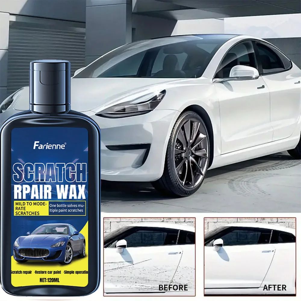 Car Scratch Repair & Polishing Wax, Universal Touch-Up Paint Solution for All Vehicles