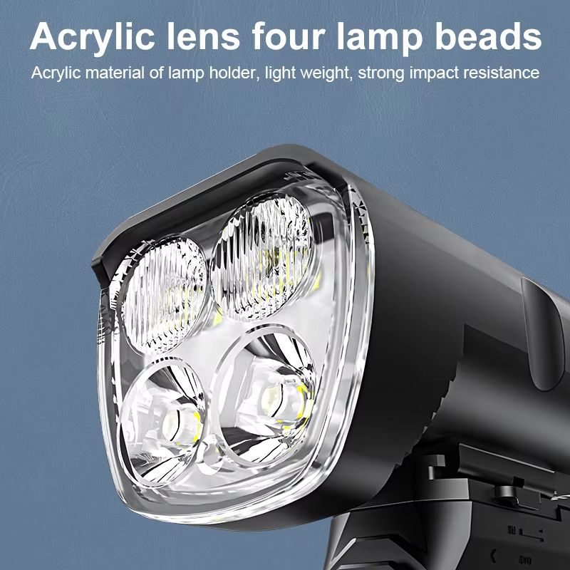 X-TIGER 2400 Lumen Waterproof Bike Light – USB Rechargeable Aluminum Alloy Cycling Headlight for MTB & Road
