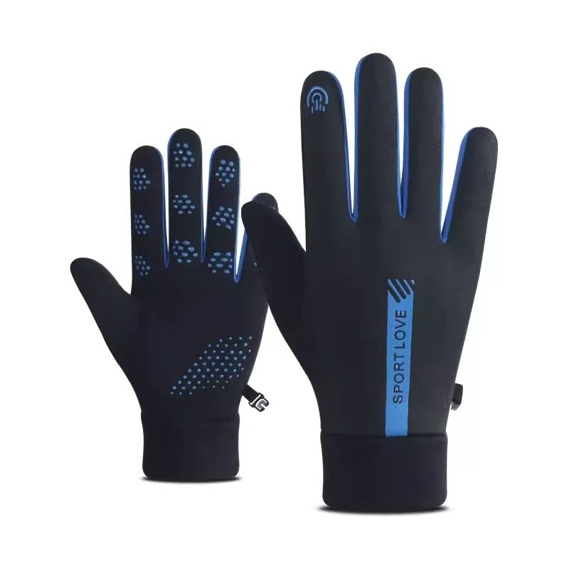 Women Autumn Winter Waterproof Anti Slip Cycling Gloves