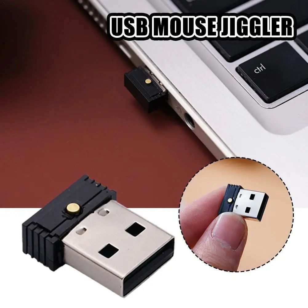 Undetectable USB Mouse Jiggler Automatic Mover and Computer Awake Mover with Subtle Movement Simulation