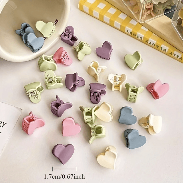 BloomBits Mini Flower Hair Clips Set for Girls & Teens