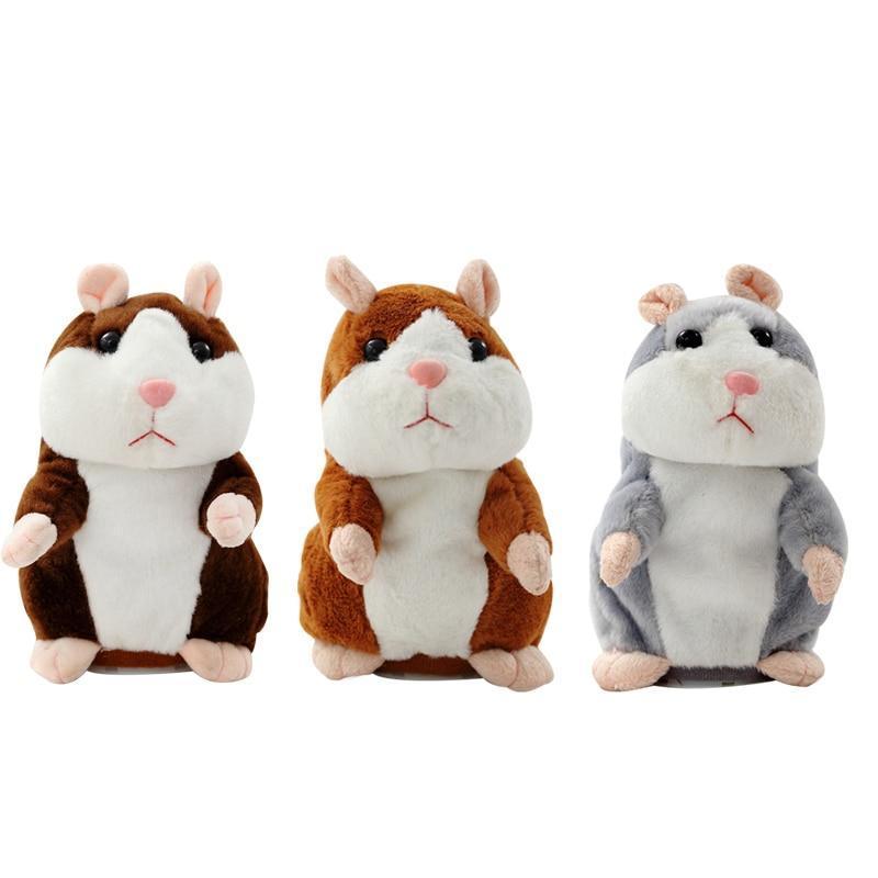 Talking Hamster Toy – Interactive Repeating Plush for Kids & Adults