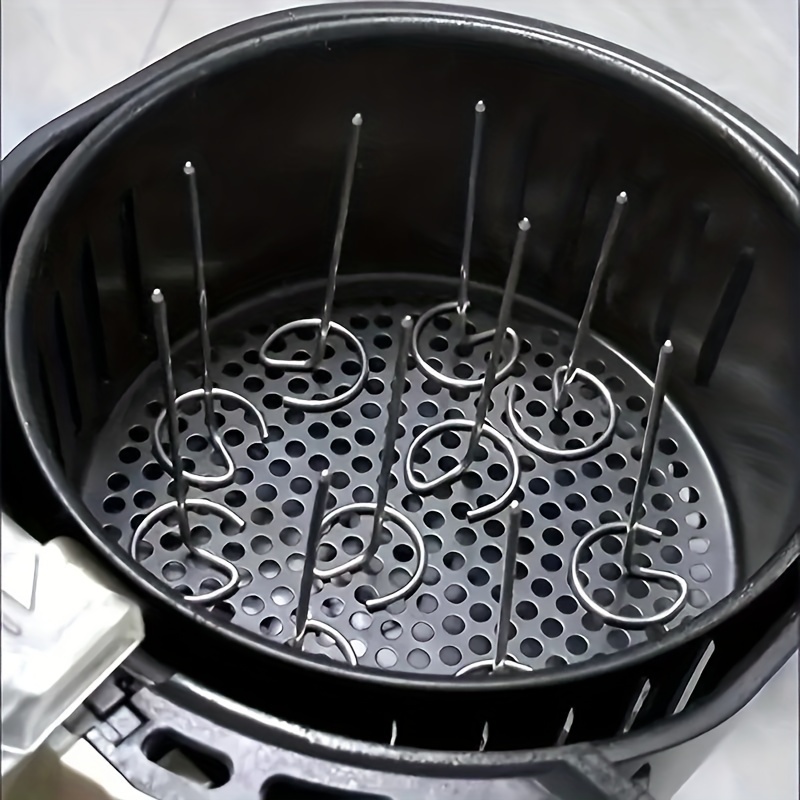 Vertical Grill Skewer Grill Air Fryer Oven Accessories Food Grade 304 Stainless Steel Special Baking Needle Set