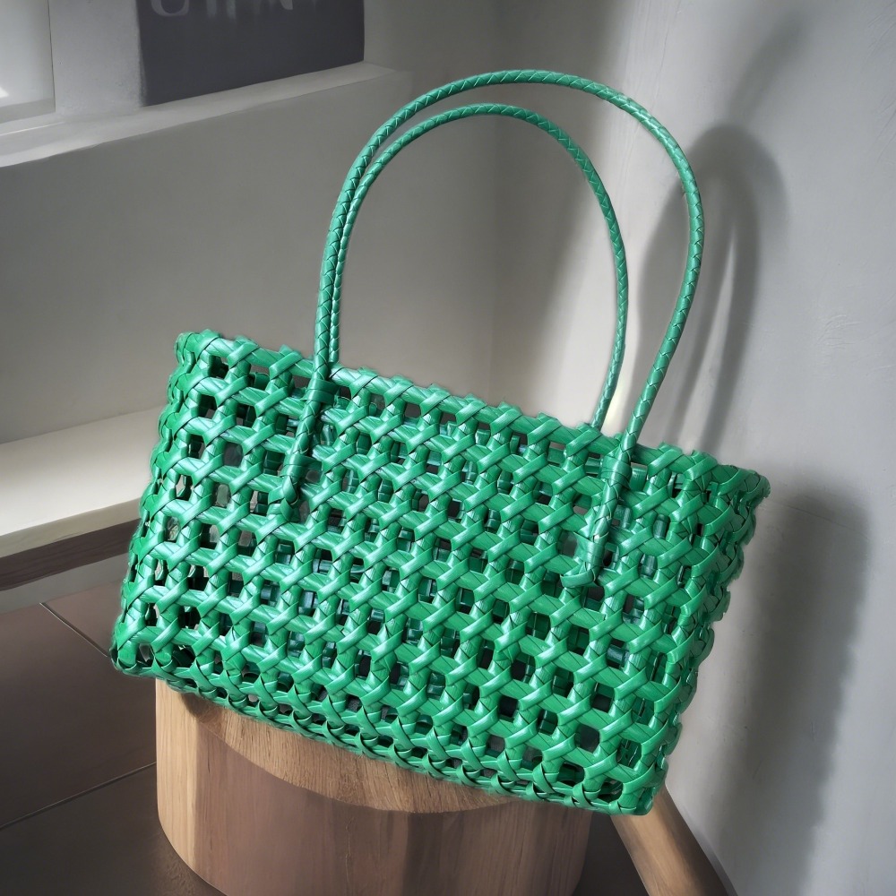 Beach Tote Bag Large Capacity Hollow PVC Summer Shoulder Handbag