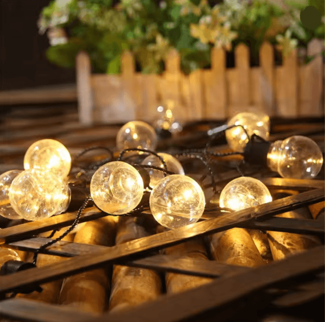 Retro Bulb Fairy Light Garland