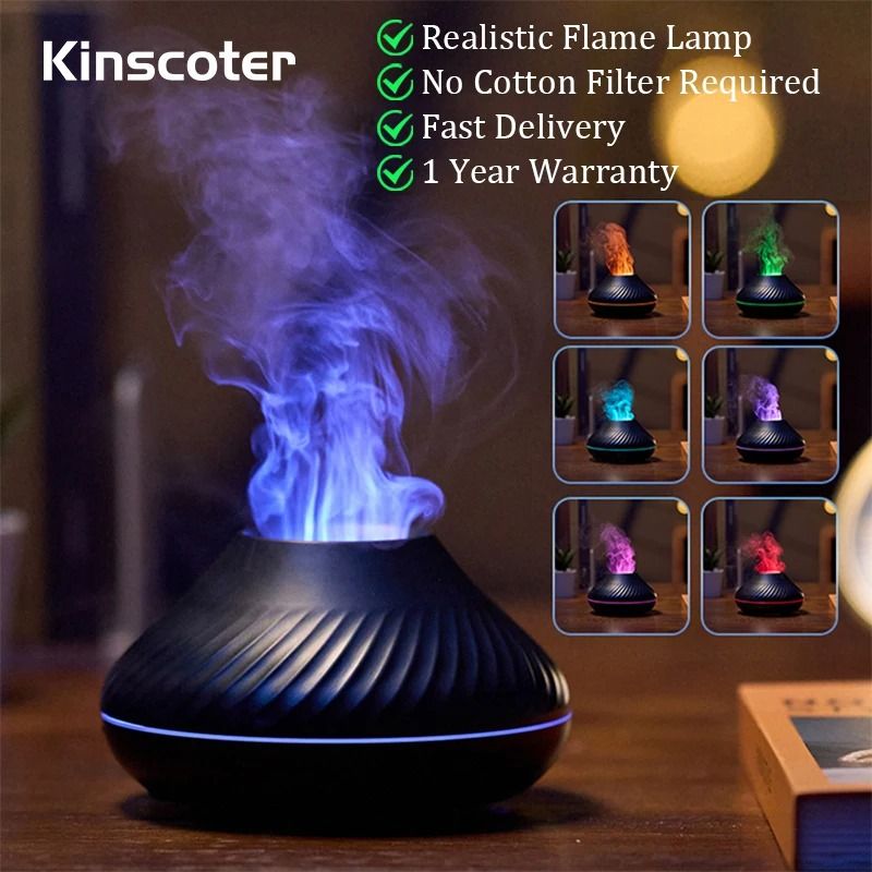 Kinscoter Volcanic Aroma Diffuser USB Lamp 130ml