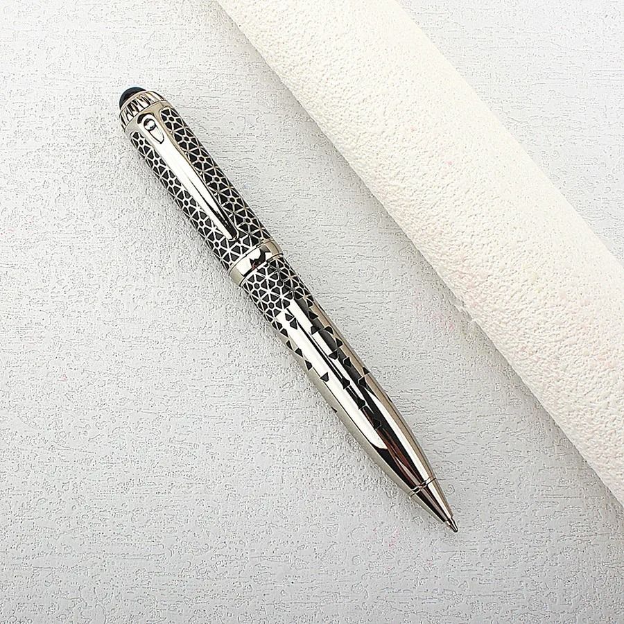 ExecutivePro Luxury Rollerball Pen Metal Business Writing Pen Blue Ink Office Gift Pen