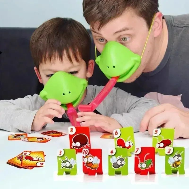 Frog Tongue Lick Game – Funny Family Party Board Game for Kids & Adults