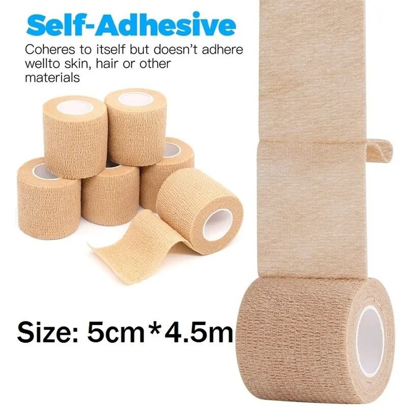 Self Adhesive Elastic Bandage Tattoo Grip Tape 3 Pack Cohesive Wrap