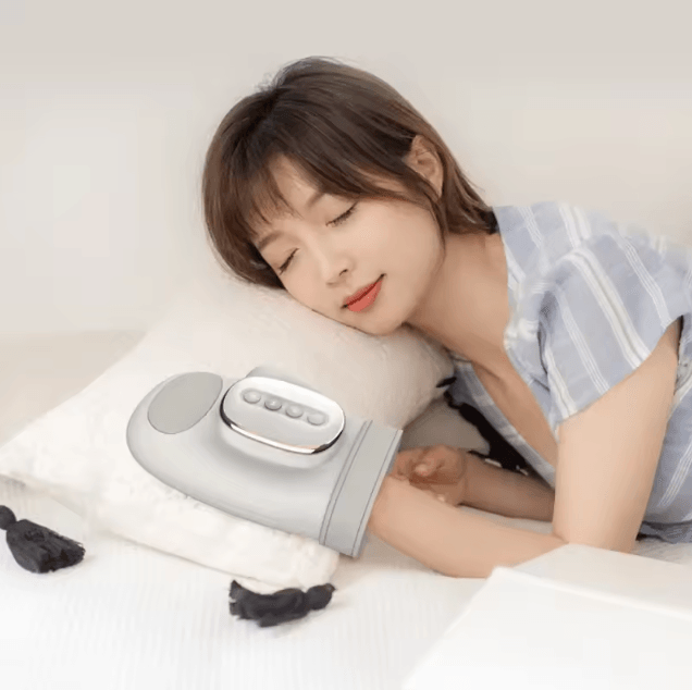 Heated Hand Compression Massager – Electric Wrist & Finger Relief Massager Gloves