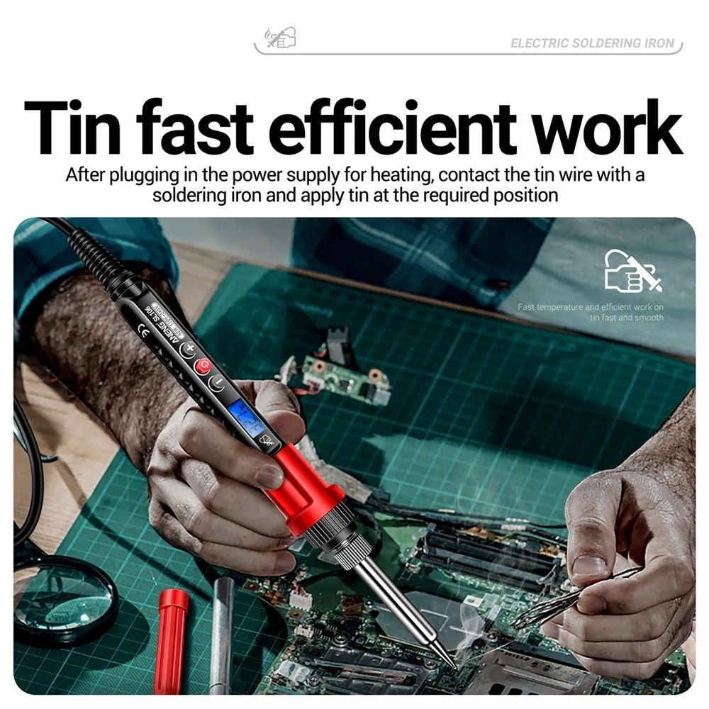 Adjustable Temperature Electric Soldering Iron Kit