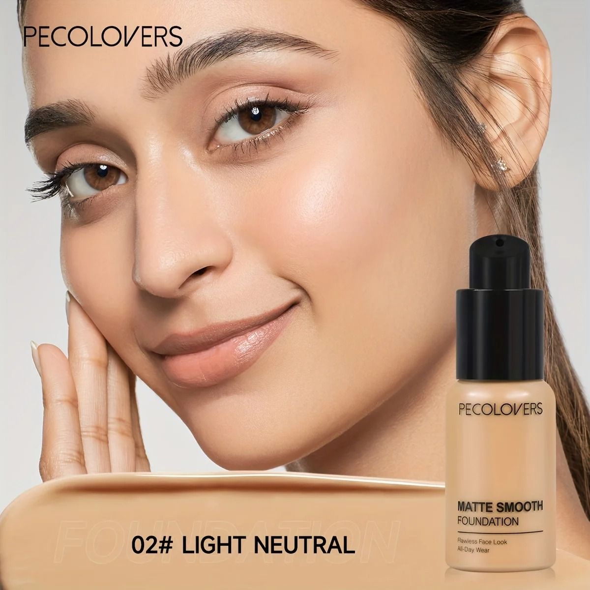 PECOLOVERS Oil Control Matte Finish Liquid Foundation