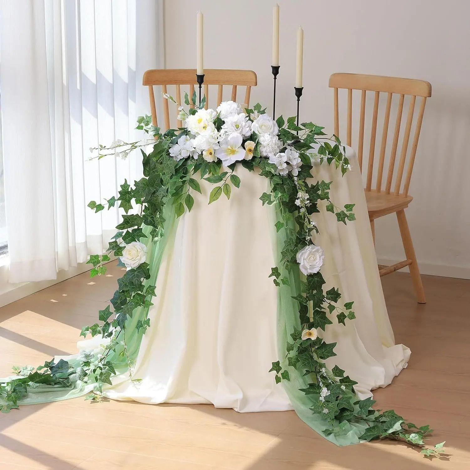 Artificial Ivy Vines Garland – High-Definition Vertical Botanical Sculpture