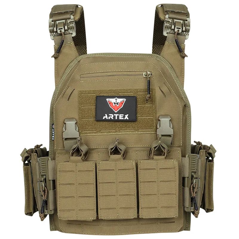 Ranger Green Tactical Plate Carrier Vest
