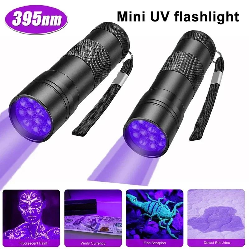 Portable UV Flashlight Black Light Detector for Pet Stains and Inspection