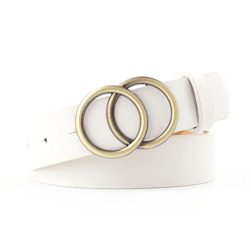 Women's Leopard Print Designer Belt with Leather Ring Buckle – Luxury Animal Print Waist Belt
