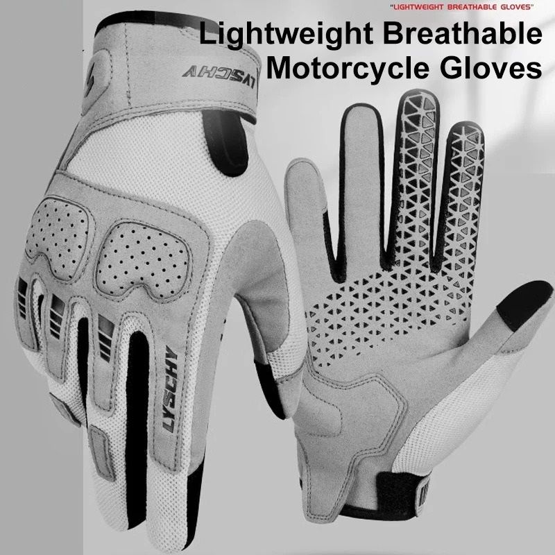 Breathable Summer Motorcycle Riding Gloves for Men and Women