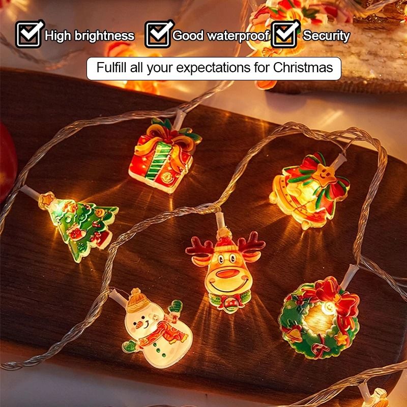 Acrylic LED Festive Curtain String Lights