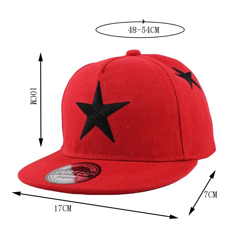Kids Star Snapback Baseball Cap for Boys and Girls