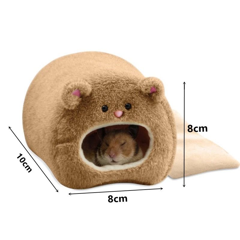 Hamster Soft Warm Bed and Rat Hammock – Winter Pet Cage House Hanging Nest