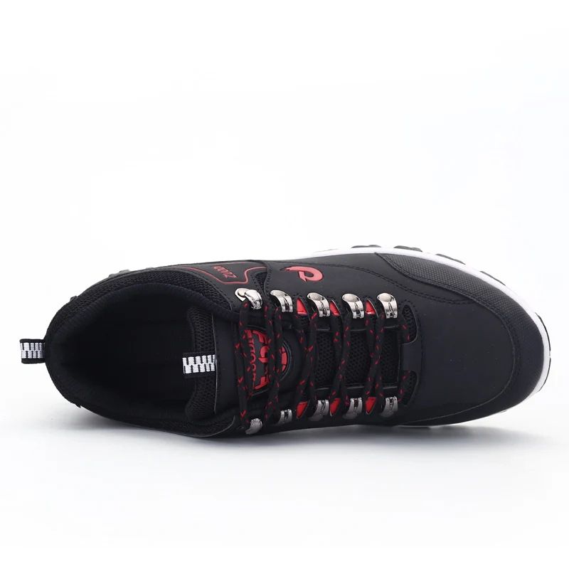 Men Leather Casual Sneakers - Men Casual Shoes Lightweight Walking Sneakers for Everyday Wear