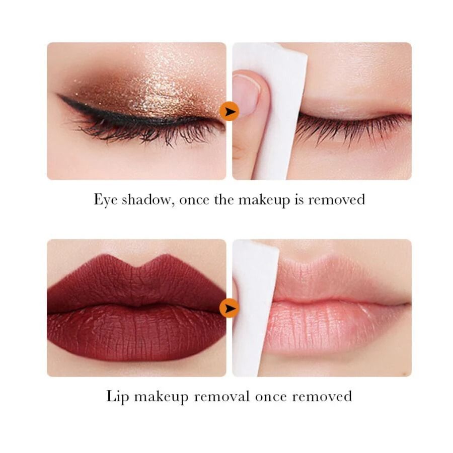 Citrus Makeup Remover Stick Portable Cleansing Balm Stick Deep Cleansing Makeup Removal Balm for Face and Lips