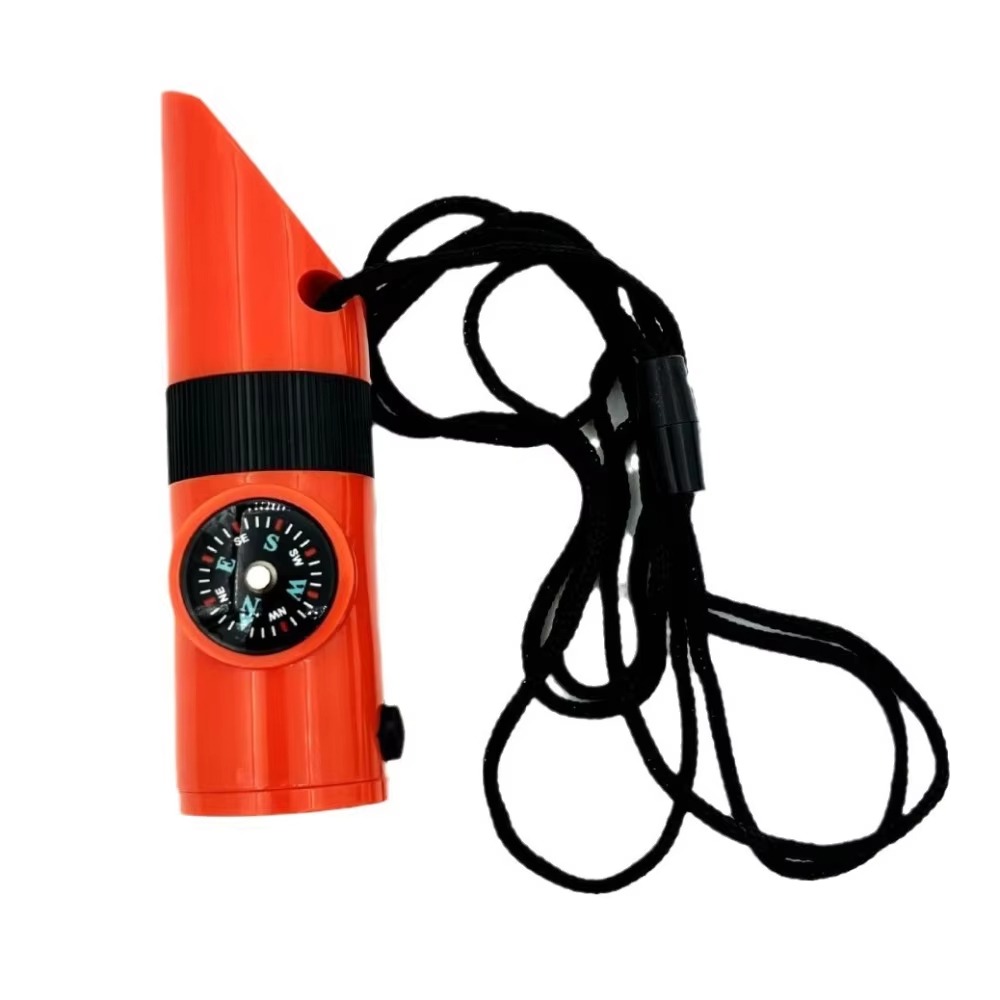 Emergency Survival Whistle with Compass and Multifunctional Tools Compact Outdoor Survival Kit