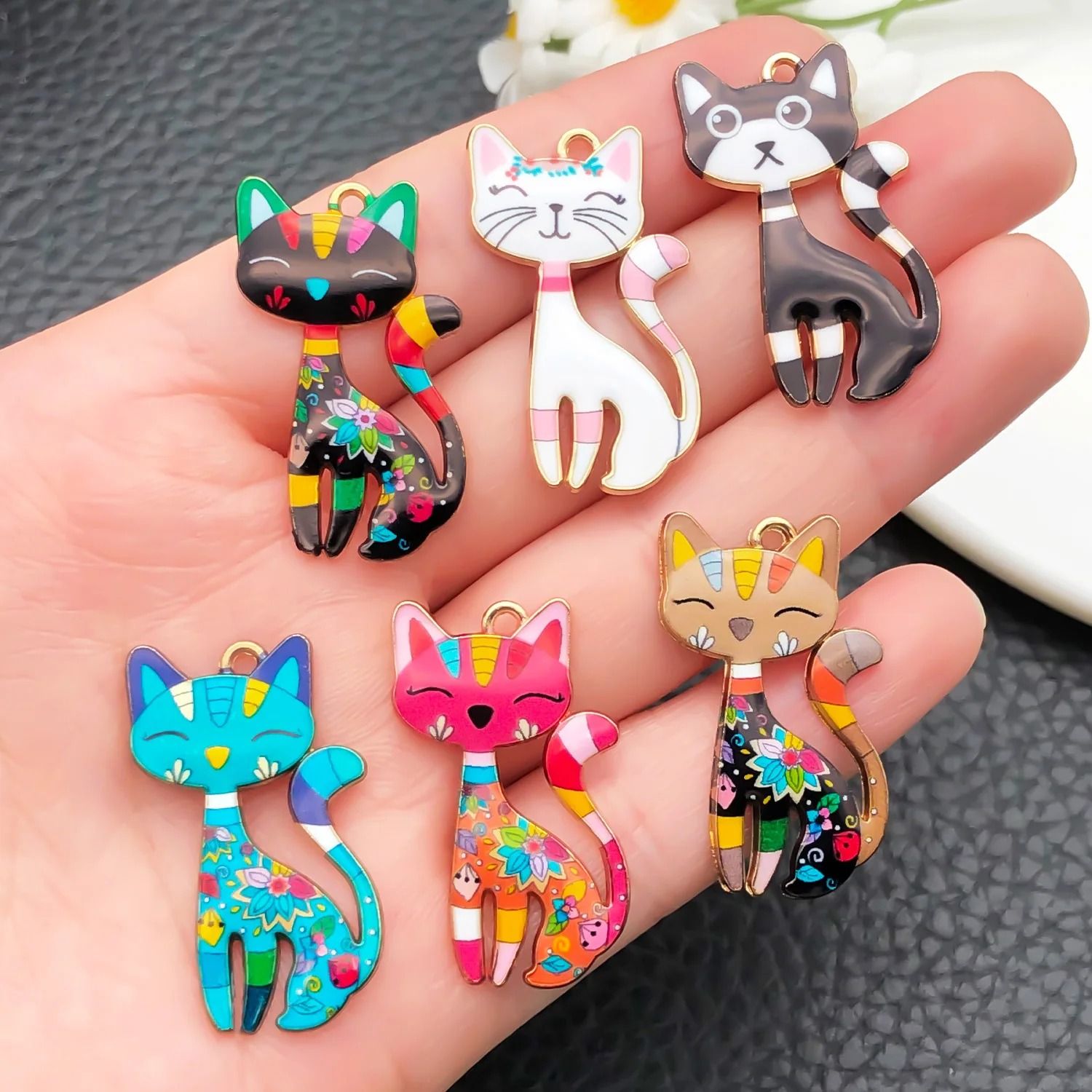 Colorful DIY Charm Set for Jewelry Crafts