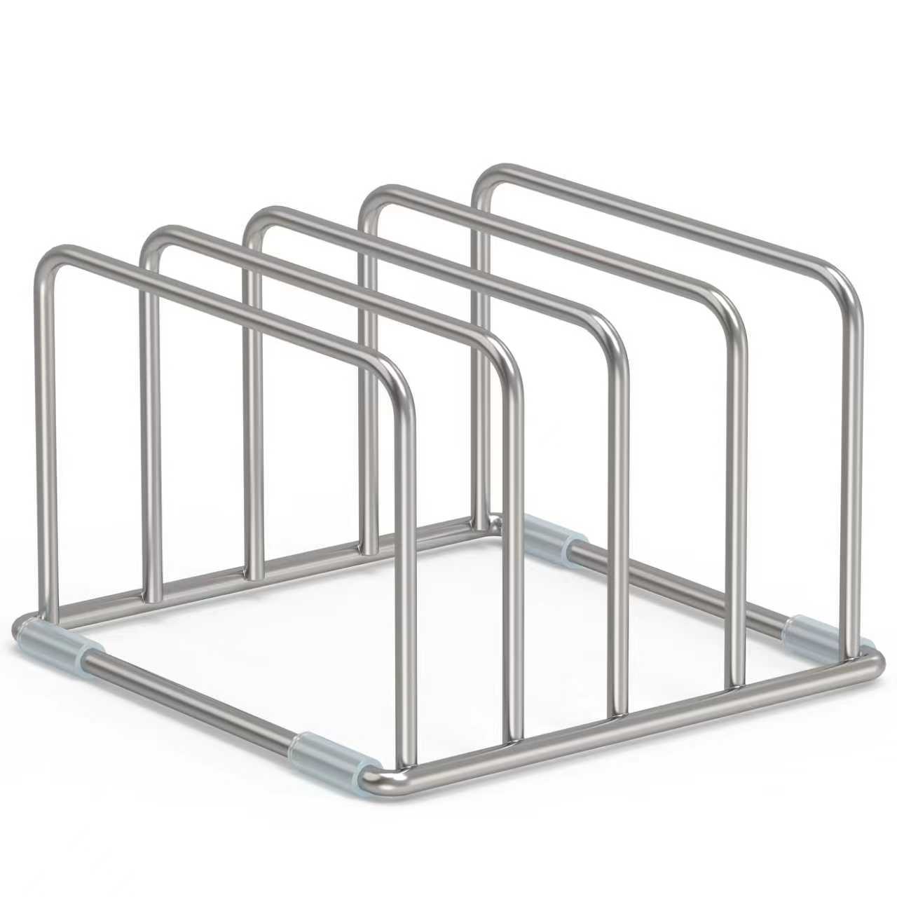 Cutting Board Stand, Stainless Steel Cutting Board Holder, Chopping Board Storage Rack