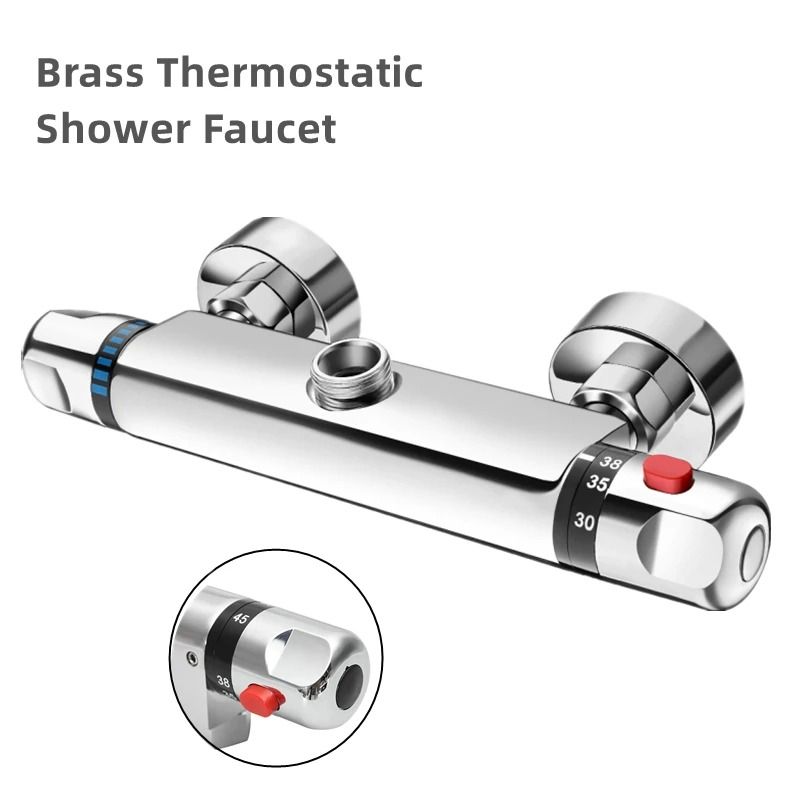 Wall Mounted Thermostatic Shower Mixing Valve with Anti Scald Protection
