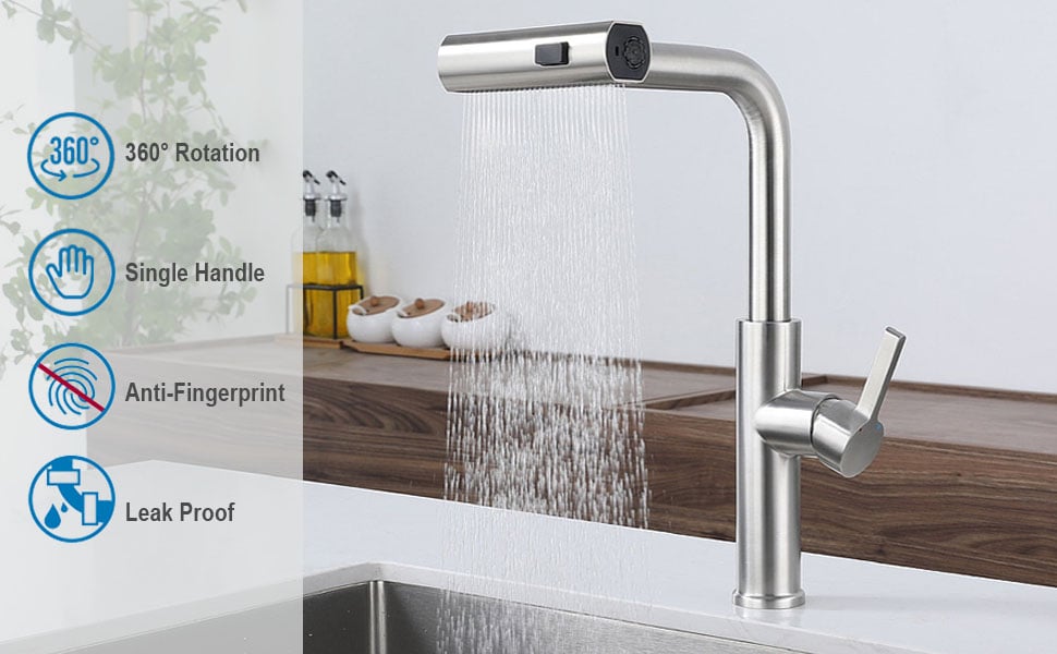 Waterfall Kitchen Faucet