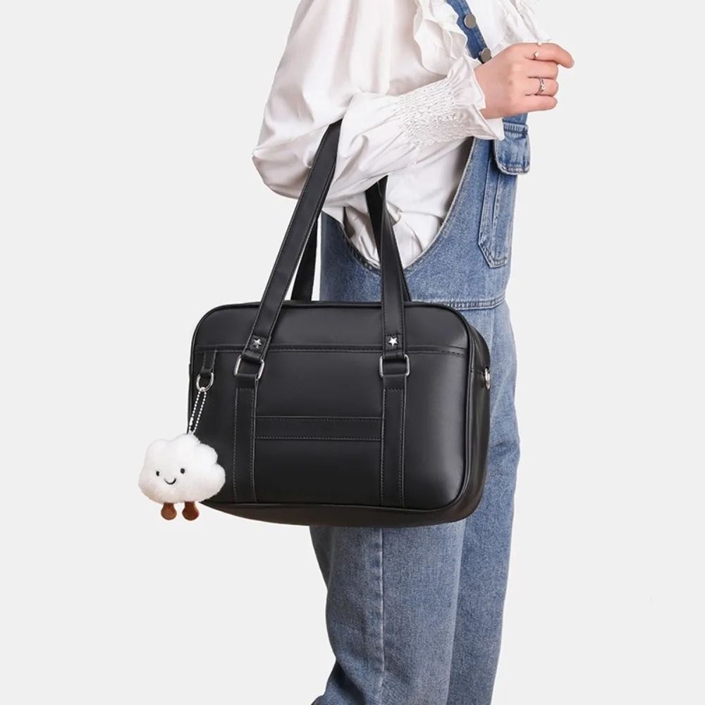 Japanese Style JK Handbag – PU Leather Student Shoulder Bag – High-Yield Logistical Interaction Hub
