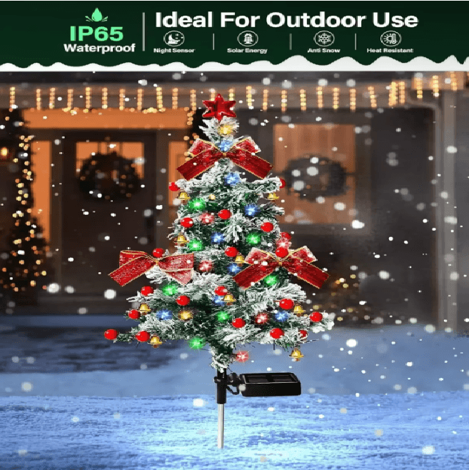 EverGlow Solar Christmas Tree Garden Light